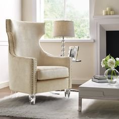 Custom Wingback Chair