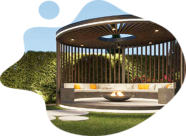 wooden pergola Dubai