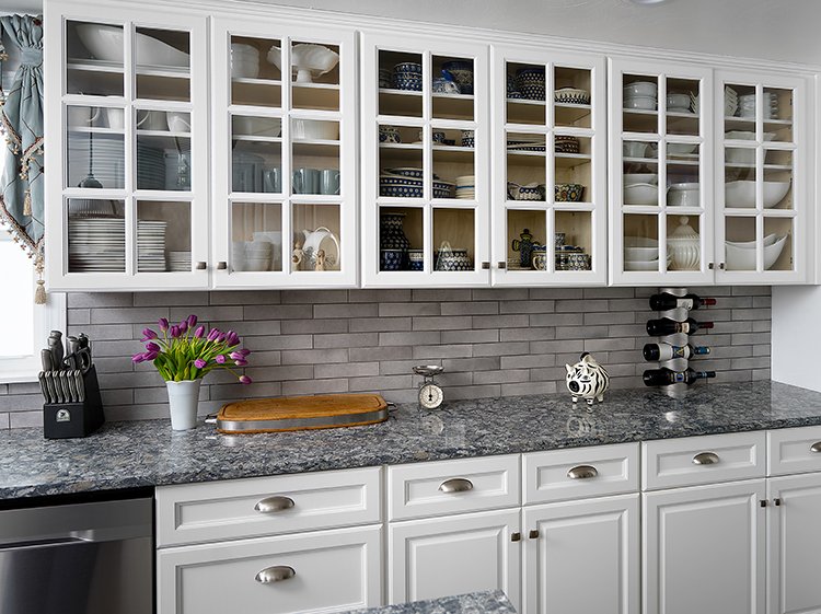 French Glass Front Cabinets