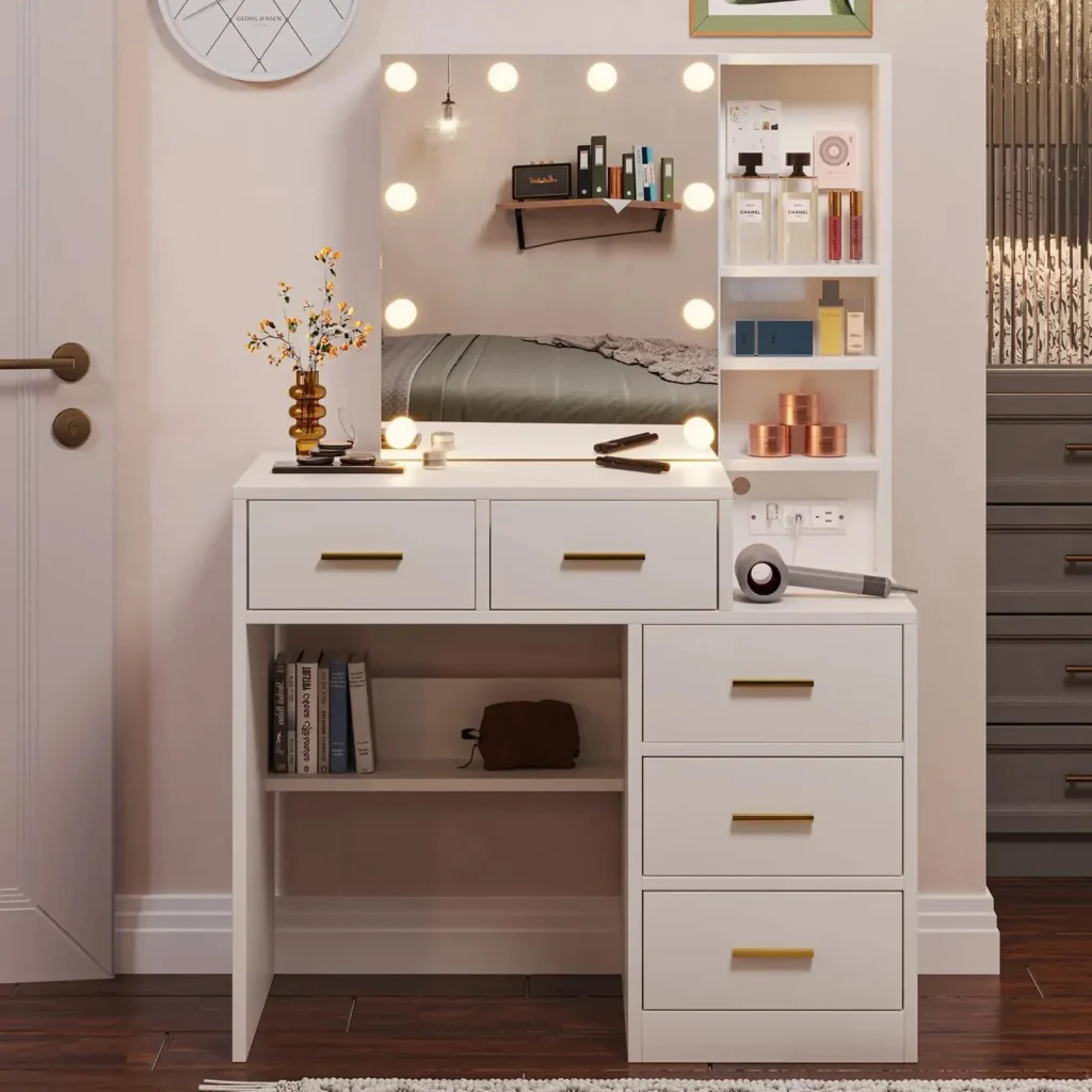 Compact Makeup Table
