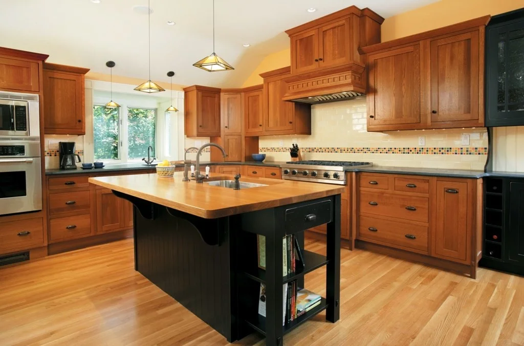 Wooden Island Cabinets