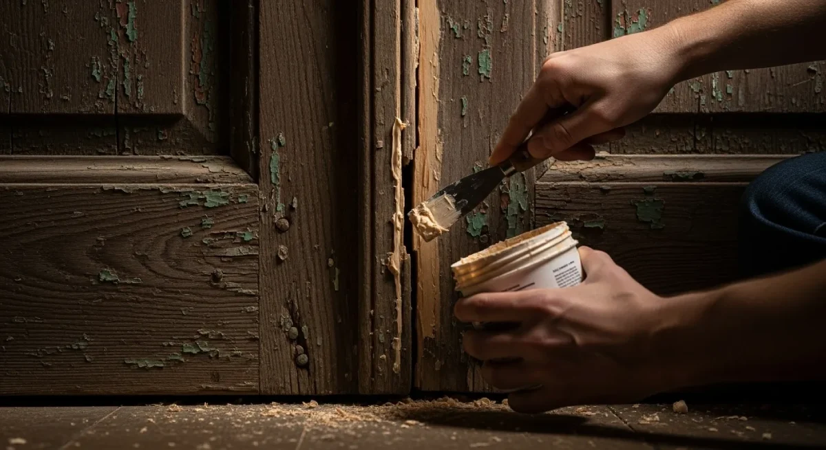 Fix Crack in Wooden Door
