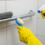 Clean Shower Door Tracks