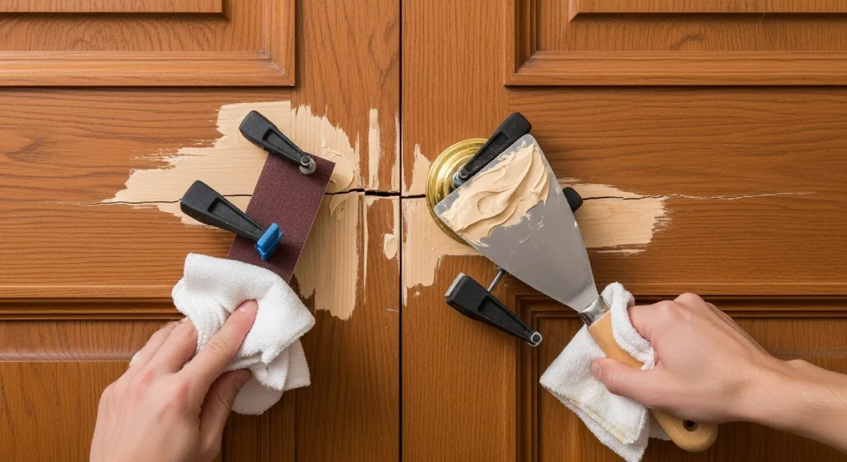 Fix Cracked Wooden Door
