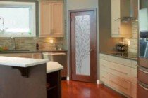 Glass kitchen doors